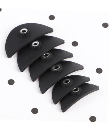 NOLITOY 6 pcs Crease Shadow Portable Eye Black Gel Silica Draw Stamp Tool Makeup Practical Seal Silicone 5*2.5cm Black - Buy Online on SooperMarket.com