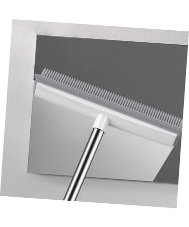 Household Carpet Rake & Floor Scrub Brush - Long Handle Cleaning Brush for Carpet Bathroom and Tile - 120x31cm - Buy Online on SooperMarket.com