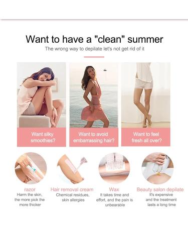 IPL Hair Removal Device with Ice Cooling Technology - 999,999 Flashes, 2 Modes, 5 Intensity Levels, Painless Permanent Hair Eraser for Men and Women - Buy Online on SooperMarket.com