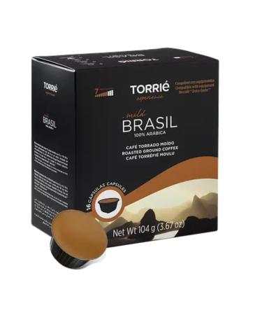 Brasil Brazil Dolce Gusto Compatible 16 Pack - by Torri Coffee Capsules Pods Variety Blend Mix Pack of 16