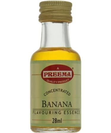 Preema | Banana Flavouring Essence 12X28ml X 12 Trays (144 Bottles) | Prefect For Baking | Halal | Premium Quality - Buy Online on SooperMarket.com