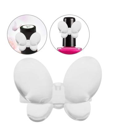 Nail Card Rings - Dekaim 50pcs Flower/Butterfly Gel Color Display Tool Set (01#Butterfly + Clear) - International Shipping Available - Buy Online on SooperMarket.com
