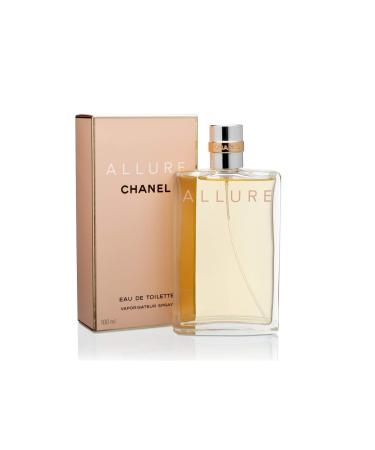 Chanel Allure Eau De Toilette Spray for Women 3.4 Ounce Floral Orange Vanilla Lemon 3.3 Ounce