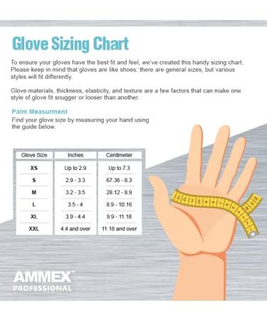 AMMEX Indigo Nitrile Exam Gloves 3 Mil - Latex & Powder Free - Textured Disposable Gloves - Medium (1000 Count) - Buy Online on SooperMarket.com