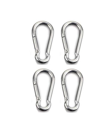 Homper carabiner hook 304 stainless steel sun sail accessories stainless steel carabiner sun protection fastening sail sun sail hammock punching sac camping hiking m6 carabiner-4