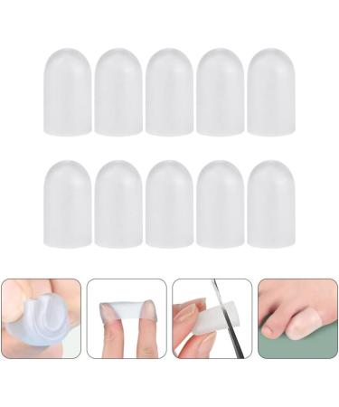 FOMIYES 10pcs Toe Separator Caps - Toe Sleeve Protectors for Blisters, Ingrown Toenails & Toe Spacers - Buy Online on SooperMarket.com