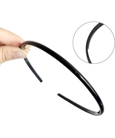 8 Tooth Comb Hair Bands (5mm Multicolor) Non-Slip Hair Bands Plastic Hair Bands Suitable For Hair Decoration Unisex - Buy Online on SooperMarket.com