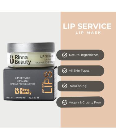 Rinna Beauty Lip Service Lip Mask - Hydrating Lip Treatment 0.53 oz | Buy Internationally - Buy Online on SooperMarket.com