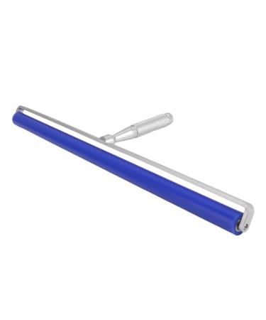 Handheld Silicone Roller Low Viscosity Aluminum Alloy Handle Easy Operation Static Electricity Sticky Dust Roller for Removing Hair Dandruff Fibers (20 Inch)