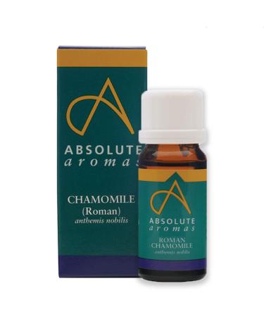 Absolute Aromas Roman Chamomile Essential Oil 10ml - 100% Pure Natural Vegan Undiluted and Cruelty-Free - for use in a Diffuser and Aromatherapy Blends