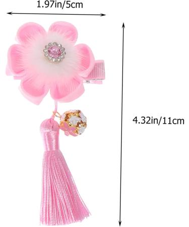 Amosfun 2 Pairs Hairpin Kids Barrettes for Hair Spring Festival Hair Clip Chinese New Year Hair Pin Hanfu Hair Barrettes for Girls Tassel Hair Clips Child Hairball Zinc Alloy - Buy Online on SooperMarket.com