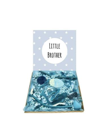 Little Brother Blue pick n mix 300g Pick and Mix Sweets Gift Box Hamper Retro Sweet Present Birthday Christmas Easter