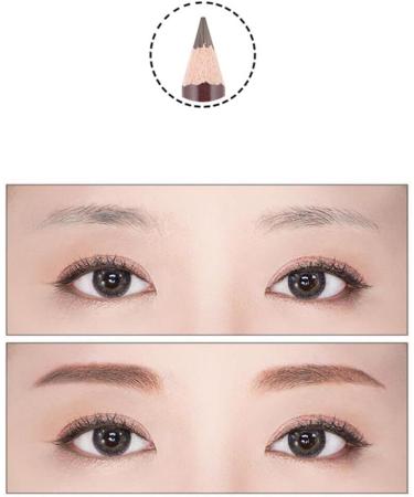 Baluue Leopard Eyebrow Pencil 2pcs Long Lasting Eyebrow Pencil with Brush Wooden Leopard Cover Eyebrow Pencil Makeup Tool Light Coffee - Buy Online on SooperMarket.com