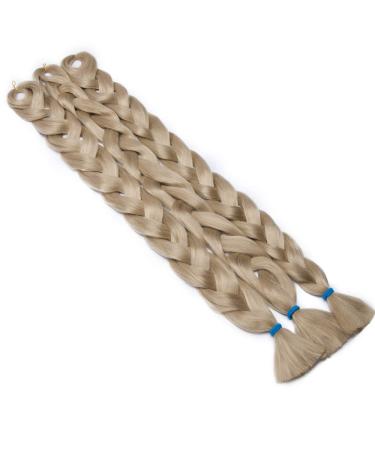 Tess Braids Extensions - Art Hair Crochet Jumbo Braids 1PC 165g | Mittelblond 100cm | Synthetic Braiding Hair #24 - Buy Online on SooperMarket.com