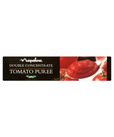 Napolina Tomato Puree Tube - 142g - Pack of 2 (142g x 2 Tubes)