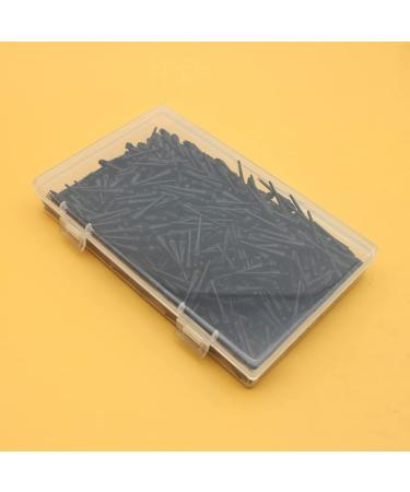 500 Pack ROOBEEO 2BA Thread Plastic Tip Dart Points with Case - Black Soft Dart Tips Replacement for Improved Accuracy - Dart Accessories - Buy Online on SooperMarket.com