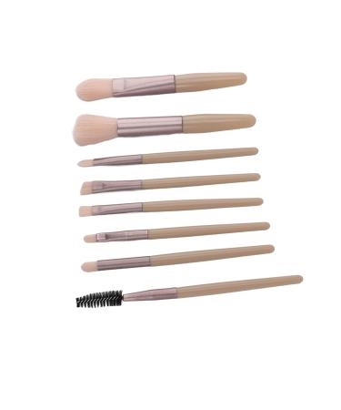 Soft Portable 8pcs Makeup Brush Set - Ergonomic Handle for Loose Powder Concealer & Eyeshadow | International Shipping - Buy Online on SooperMarket.com