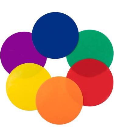 Champion Sports MSPSET Poly Spot Markers - 10-inch Set of 6 for Sports Activities and Social Distancing - Buy Online on SooperMarket.com