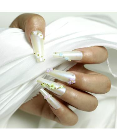iFancer 3D Acrylic Flowers Nail Charms - Nail Art Design Supplies - Buy Online on SooperMarket.com