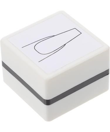 Nail Practice Stamp Nail Dyhadrator Manicurist Manicure Practice Stamper Nail Practice Tool Silicone Nail Stamper Nail Tools Manicure Art Practice Stamper Manicure Supply Seal Mold White - Buy Online on SooperMarket.com
