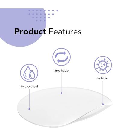 Aliobio Hydrocolloid Pimple Patches - 216 Invisible Acne Stickers - Purple (6 Sheets) - Buy Online on SooperMarket.com