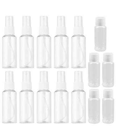 Tomedeks Travel Bottles Set 18 Pieces Airline Travel Size Bottle Toiletries Liquid Container for Cosmetic Makeup