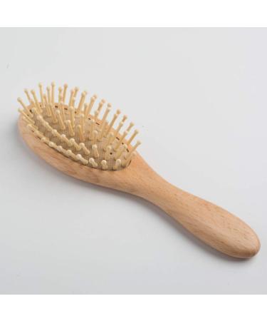 Milisten 3PCS Wooden Baby Hair Brush & Comb Set - Natural Goat Bristles - Gentle Hair Cleaning for Newborns and Toddlers - Registry Gift - Buy Online on SooperMarket.com