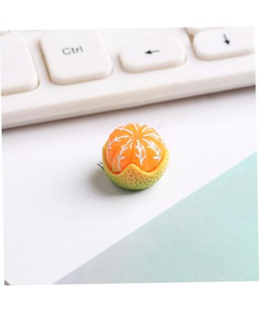 KOMBIUDA 24pcs Artificial Fruit Realistic Fruit Decoration Kitchen Wedding Decoration Jewelry Making Fruits Hair Clips Charm Fake Orange Kid Jewelry Resin Fruit Ornaments Child Lemon Mini - Buy Online on SooperMarket.com