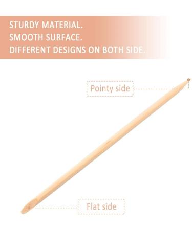 300 PCS Double Sided Wooden Orange Sticks for Manicure & Pedicure - Buy Online on SooperMarket.com
