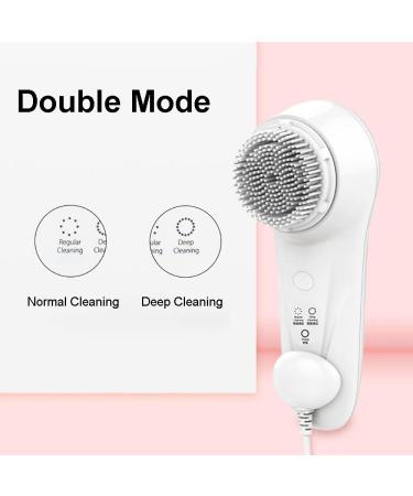 Electric Facial Cleansing Brush IPX7 Waterproof Facial Cleansing Tool With 7 Brush Heads USB Magnetic Charging Electric Facial Scrubber for Women - Buy Online on SooperMarket.com