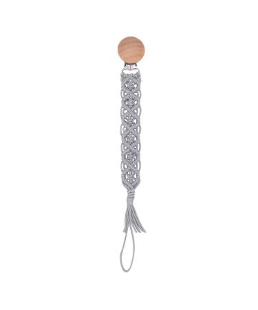WT-DDJJK Pacifier Chain Crochet Pacifier Clip Chain Woven Cotton Rope BPA-free DIY Dummy Nipple Holder