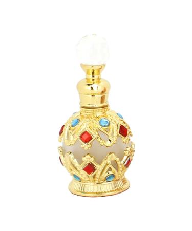Womens Floral Perfume Fruit Gourmet Concentrated Perfume Oil Muslim Halal Dubai Retro Essential Oil Refined Retro Perfume Gift Lasting And Addictive Personal Perfume Oil Gold