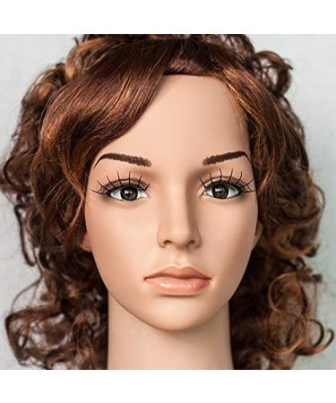 Spider Web Crown Halloween Costume | Fancy Fashion Party Look with Black Lashes | 1 Pair of False Eyelashes - Buy Online on SooperMarket.com