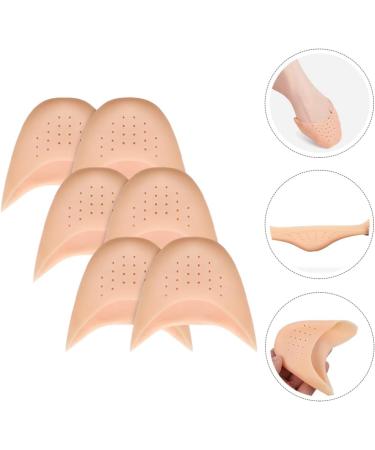 Healvian Shoe Crease Protector - 6Pcs Reusable Silicone Ballet Toe Pads for Women | Toe Protectors for Heels, Pointe Shoes, and Yoga Toes - Buy Online on SooperMarket.com