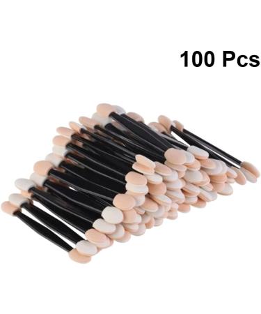 KALLORY 200 Pcs Disposable Makeup Professional Double- End Eyeshadow Cosmetic Set Size 2 Black - Buy Online on SooperMarket.com