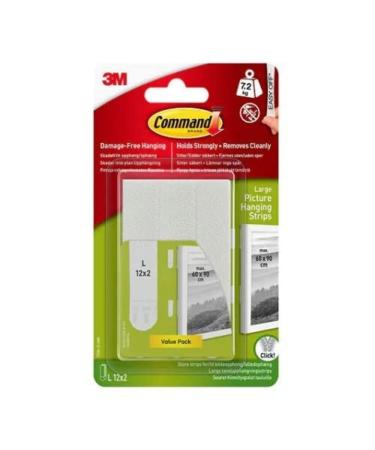 Command Photo Hangers White Easy On Easy Off Hangs up to 6 frames Gallery Wall Pack