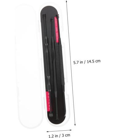 PLAFOPE Ear Pick Set Dual Use Ear Cleaner Brush and Wax Removal Stick for Home Portable Pumice Stone Accessory included - Buy Online on SooperMarket.com