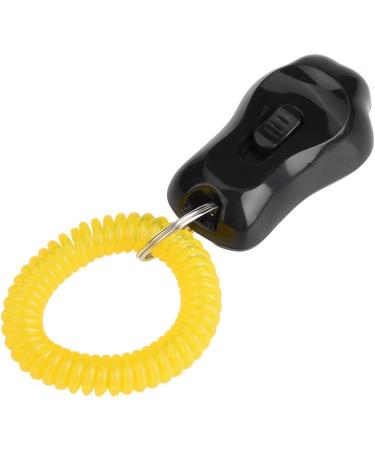 Zerodis Dog Training Clicker - Adjustable 3-Stage Sound Universal Pet Behavior Trainer for Cats & Dogs (Black) - International Shipping Available - Buy Online on SooperMarket.com