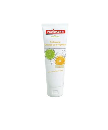 PediBaehr Foot Cream Orange Lemongrass with orange oil and lemongrass oil 125 ml 125 ml (1 pack)