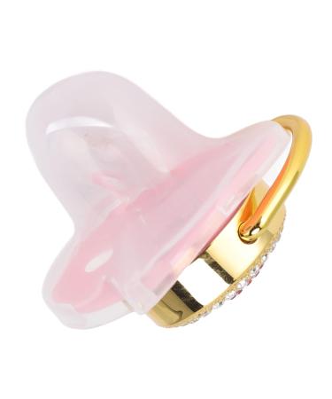 Shop Soft Pink Baby Pacifier - Safe & Flexible Ultralight Design for Comfort | International Shipping Available - Buy Online on SooperMarket.com