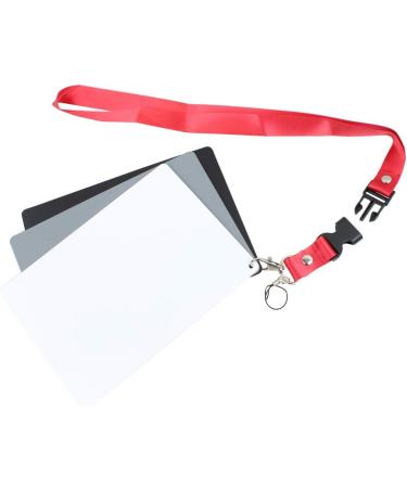 Foto&Tech Waterproof 18% Grey Card White Balance Exposure Photography Set - DSLR Calibration Checker for Video, Digital, Film - 5x7 Inch - Buy Online on SooperMarket.com