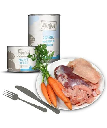 Mjamjam Premium Wet Cat Food Trial Package - Grain-Free 6-Pack (6 x 400g) - Extra Meat Single Mix - Buy Online on SooperMarket.com