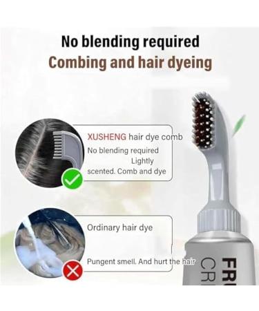 Black Fruit Hair Dye Cream for Grey Hair Coverage | Natural Dark Brown Hair Color for Men & Women - Shop Now - Buy Online on SooperMarket.com