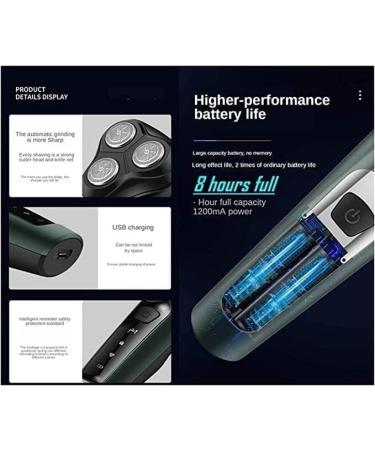 Buy GeRRiT Men's Electric Shaver & Beard Trimmer - Cordless Waterproof 3-in-1 Rotary Razor for Ultimate Grooming - Fast Worldwide Shipping - Buy Online on SooperMarket.com