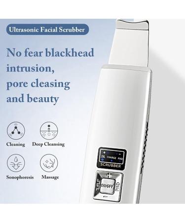 Portable Ergonomic Acne Remover Electric 4 Modes Pore Cleaner Tool Skin Scrubber Spatula Professional Rechargeable Deep Facial Cleaning - Buy Online on SooperMarket.com