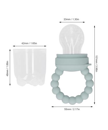 Multifunctional Green Fruit Pacifier Feeder - Relieve Sore Gums & Safely Serve Food | International Shipping - Buy Online on SooperMarket.com