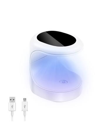 Mini LED UV nail dryer USB portable nail dryer nail lamp 16W UV lamp for gel nails nail gel polish dryer lamp nail art manicure tools for individual fingers black