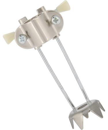 BORDSTRACT Stainless Steel 5-Prong Cane Tip Ice Grip Attachment - Anti-slip Safety Accessory for Walking Canes, Trekking Poles, and Crutches - Buy Online on SooperMarket.com