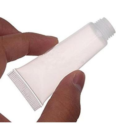 Buy 100ml Transparent Refillable Plastic Cosmetics Bottles - Portable Hinged Lid Travel Containers for Makeup Shampoo & Facial Cleansing - Buy Online on SooperMarket.com