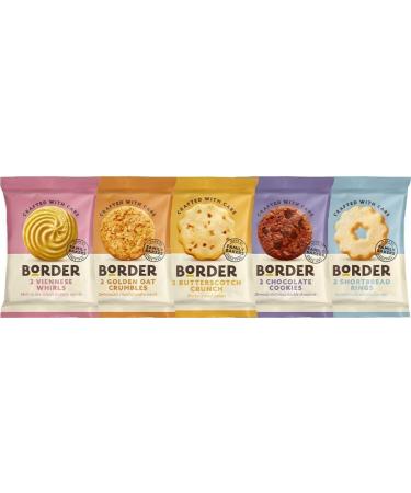 Border Biscuits Luxury Ultimate Assorted Mini Pack 100 Biscuits Wrapped 5 Varieties (1 Box) - Buy Online on SooperMarket.com